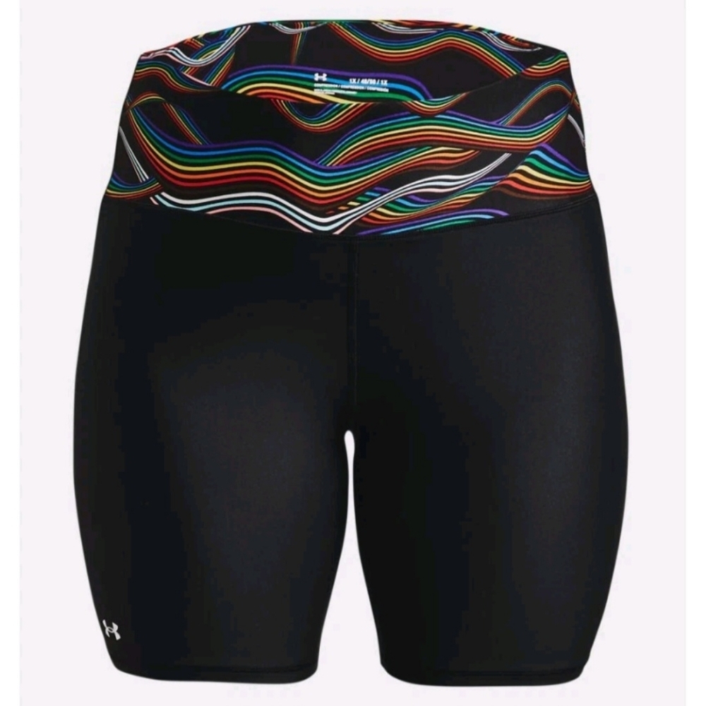 Under Armour Women's Black Shorts with Colorful Accents NWT.